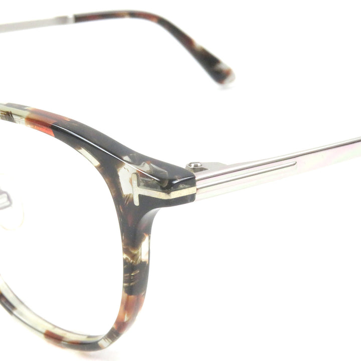 Excellent TOM FORD Glasses Marble Blue Light Cut Brown mens TF5593
