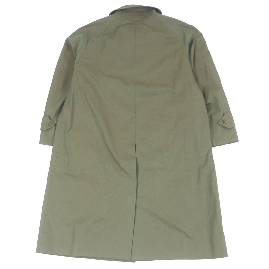 Very Good Burberrys coat Nova check pattern on the back iridescent cotton mens