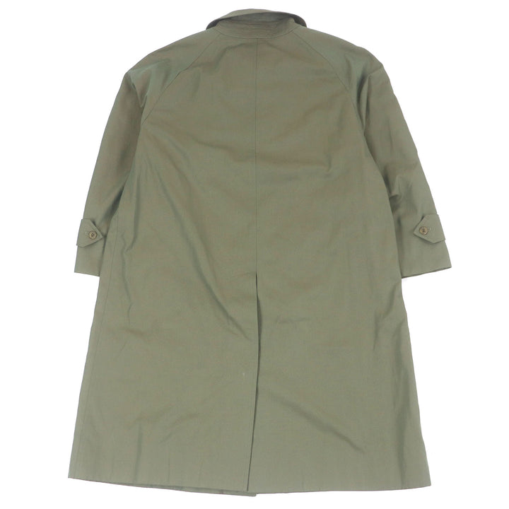 Very Good Burberrys coat Nova check pattern on the back iridescent cotton mens