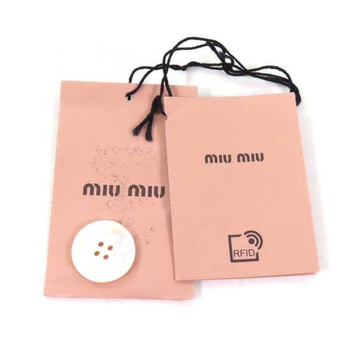 Excellent Miu Miu Mini skirt Check Pattern Trapezoid Tweed Navy gray wool Women