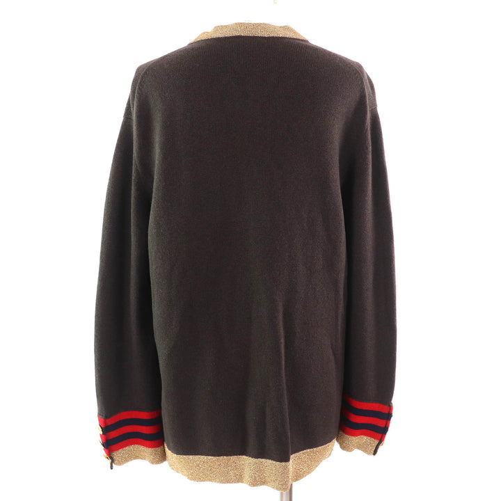 Great CHANEL cardigan COCO Mark Star Button Knit Cardigan cashmere 40 09A P36174