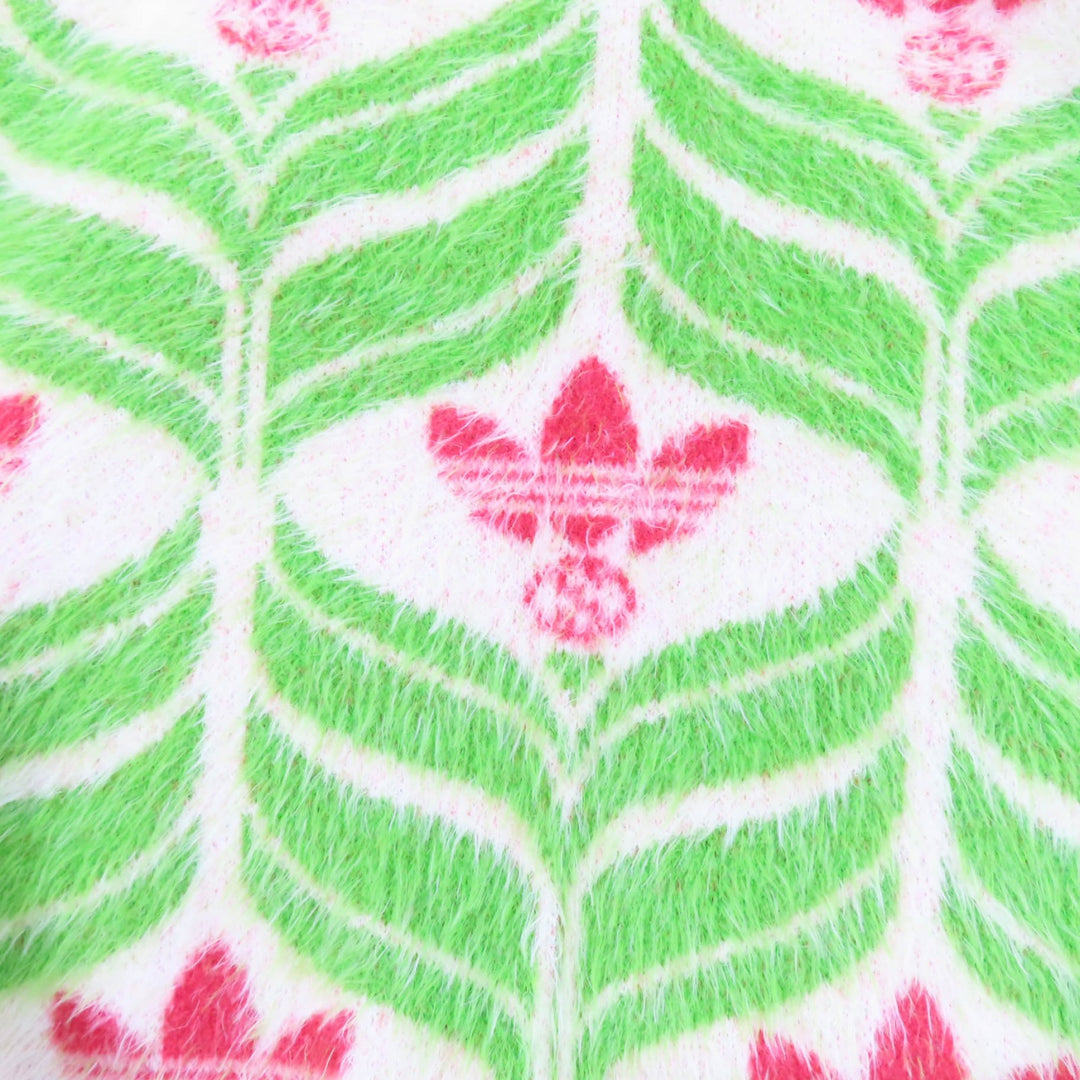 Pristine GUCCI×adidas cardigan trefoil belted coat Green system Nylon Women S 717694