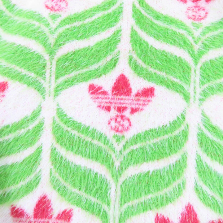 Pristine GUCCI×adidas cardigan trefoil belted coat Green system Women S 717694
