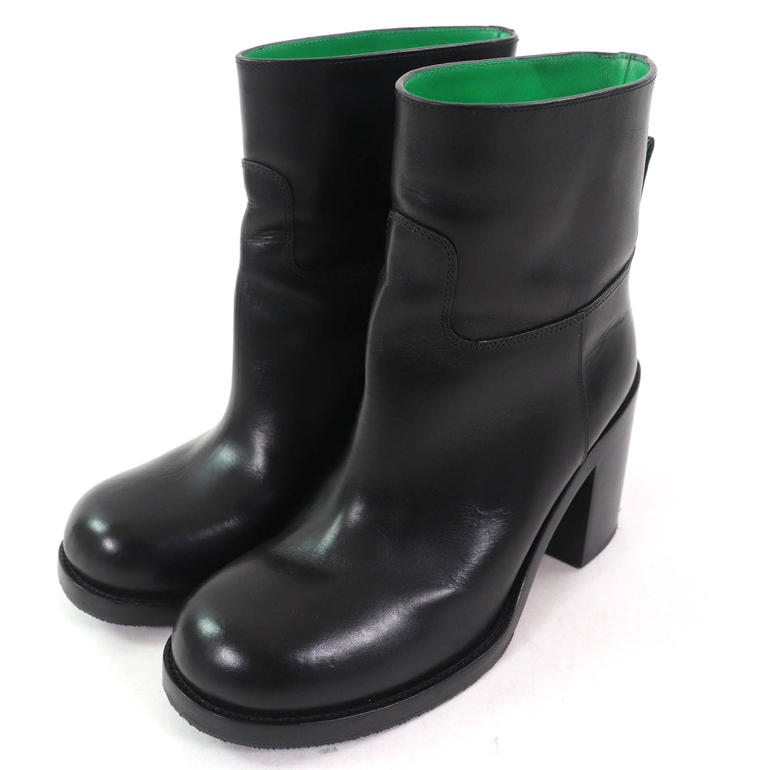 Great BOTTEGAVENETA short boots Cavallo Leather ankle boots black Women 37 716214
