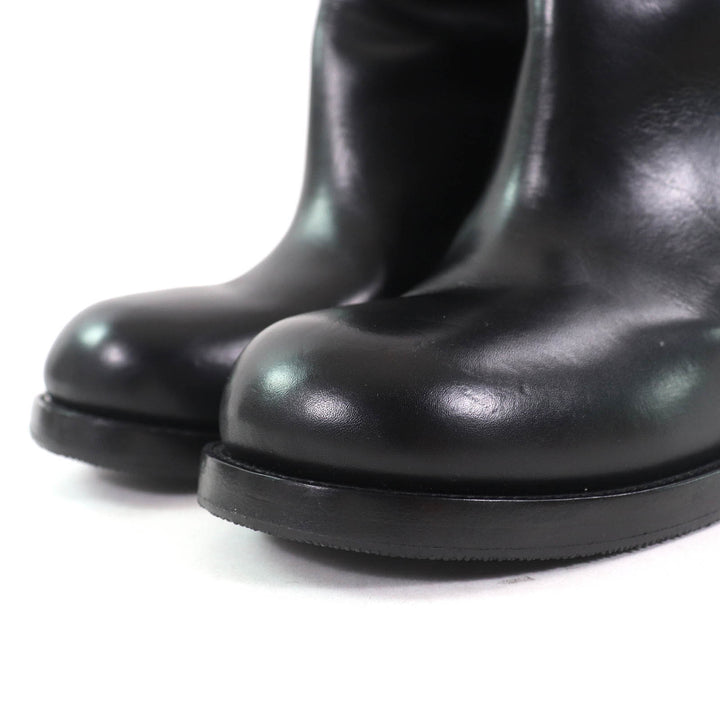 Great BOTTEGAVENETA short boots Cavallo Leather ankle boots black Women 37