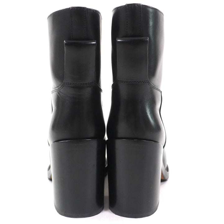 Great BOTTEGAVENETA short boots Cavallo Leather ankle boots black Women 37 716214