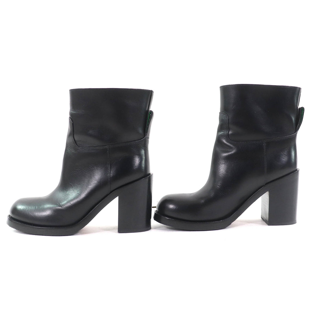 Great BOTTEGAVENETA short boots Cavallo Leather ankle boots black Women 37