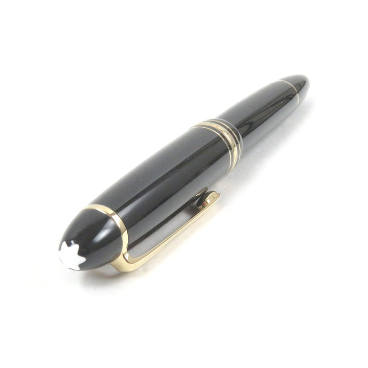 Excellent MONTBLANC fountain pen Meisterstck 146 Cap type Black gold mens