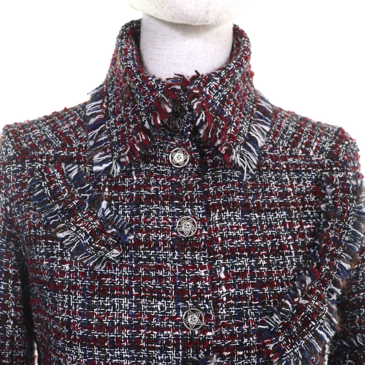 Great CHANEL Jacket Red wool Women 34 P49469