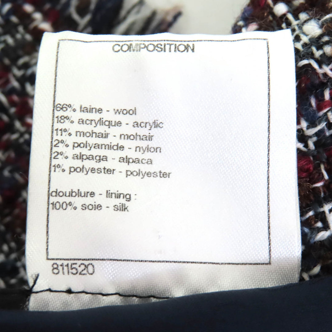 Great CHANEL Jacket Red wool Women 34 P49469
