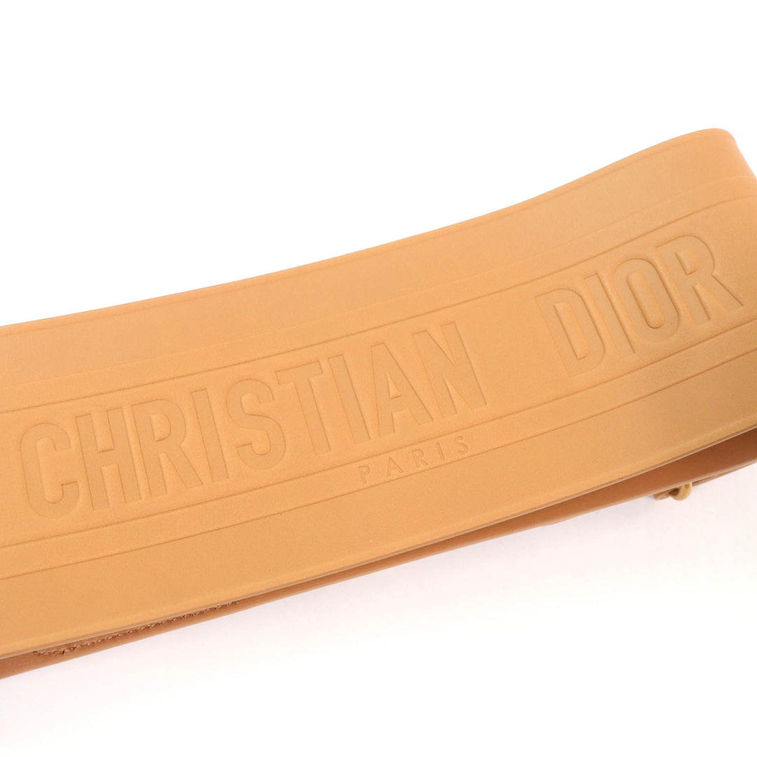 Excellent Christian Dior belt D-WAIST Maxi Double Brown leather Women B0098CMIV