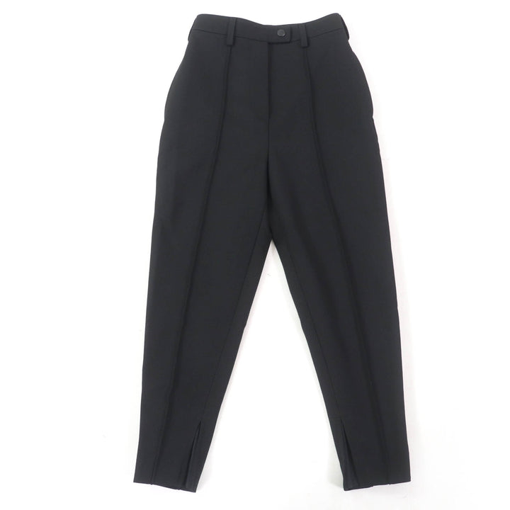 Excellent PRADA Pants black Virgin wool Women 36 P235H