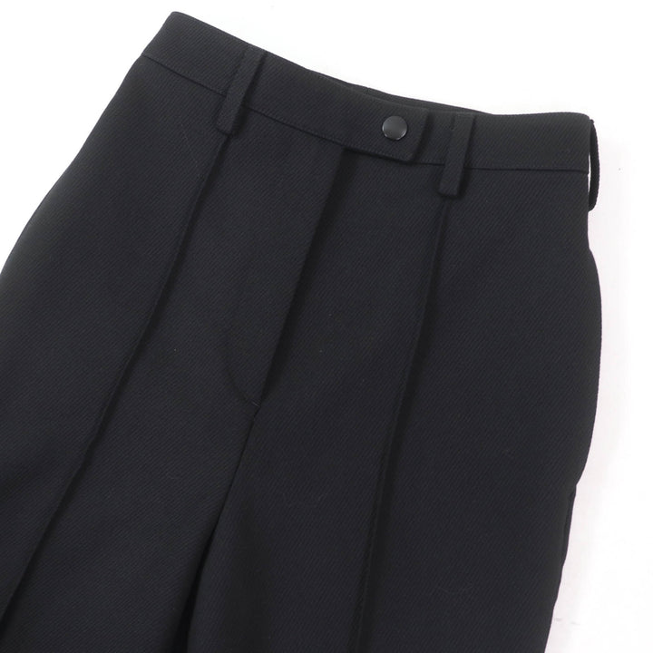 Excellent PRADA Pants black Virgin wool Women 36 P235H