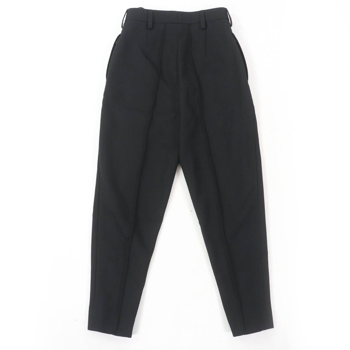 Excellent PRADA Pants black Virgin wool Women 36 P235H
