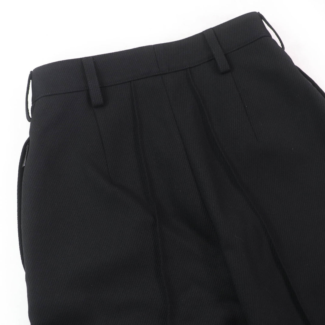 Excellent PRADA Pants black Virgin wool Women 36 P235H