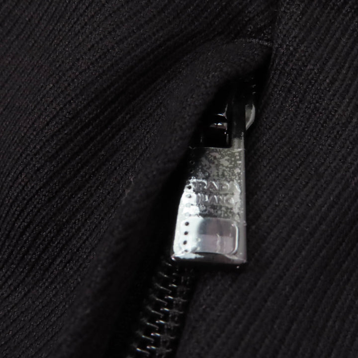 Excellent PRADA Pants black Virgin wool Women 36 P235H