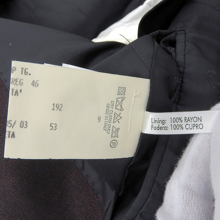Excellent Salvatore Ferragamo tailored jacket single Brown cashmere mens 46