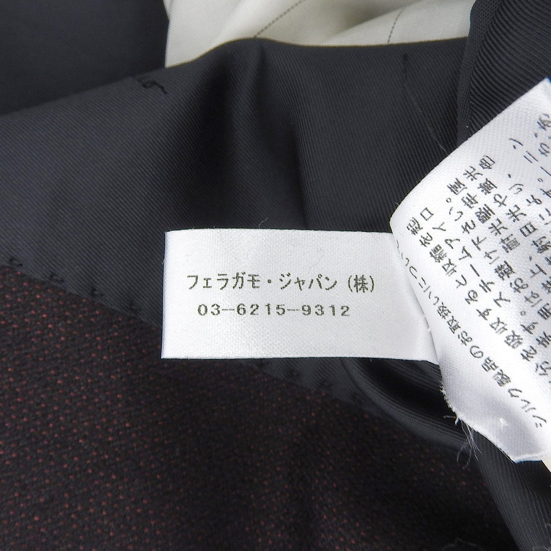 Excellent Salvatore Ferragamo tailored jacket single Brown cashmere mens 46