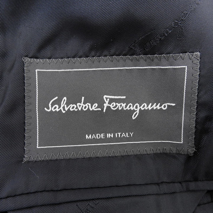 Excellent Salvatore Ferragamo tailored jacket single Brown cashmere mens 46