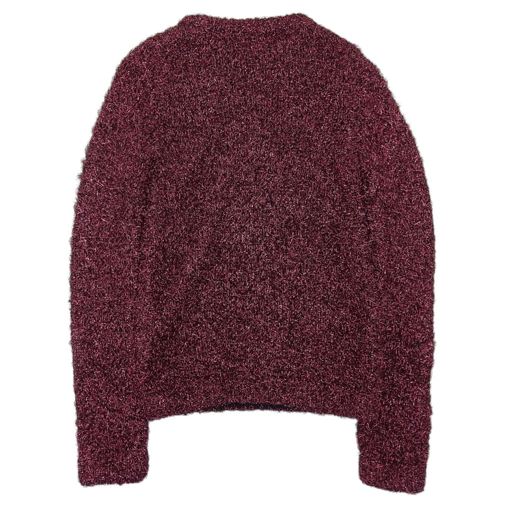 Excellent SAINT LAURENT PARIS tops lame knit Pink Nylon Women XS 563424