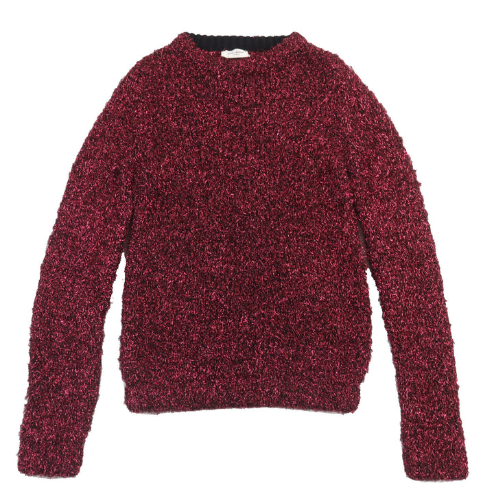 Excellent SAINT LAURENT PARIS tops lame knit Pink Nylon Women XS 563424