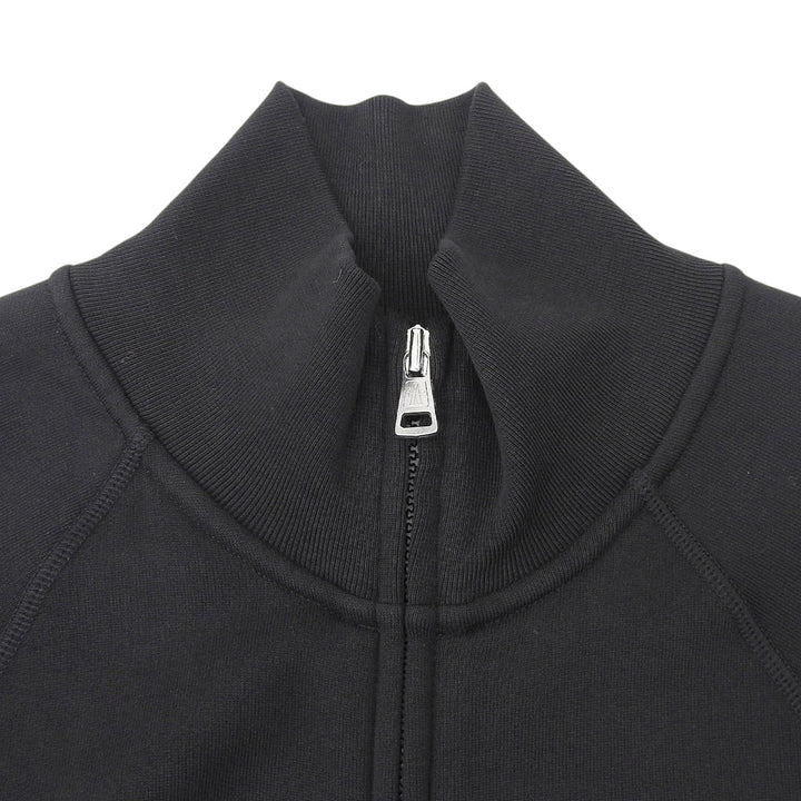 Excellent MONCLER Jersey MAGLIA Large logo gradient track jacket black cotton mens XS