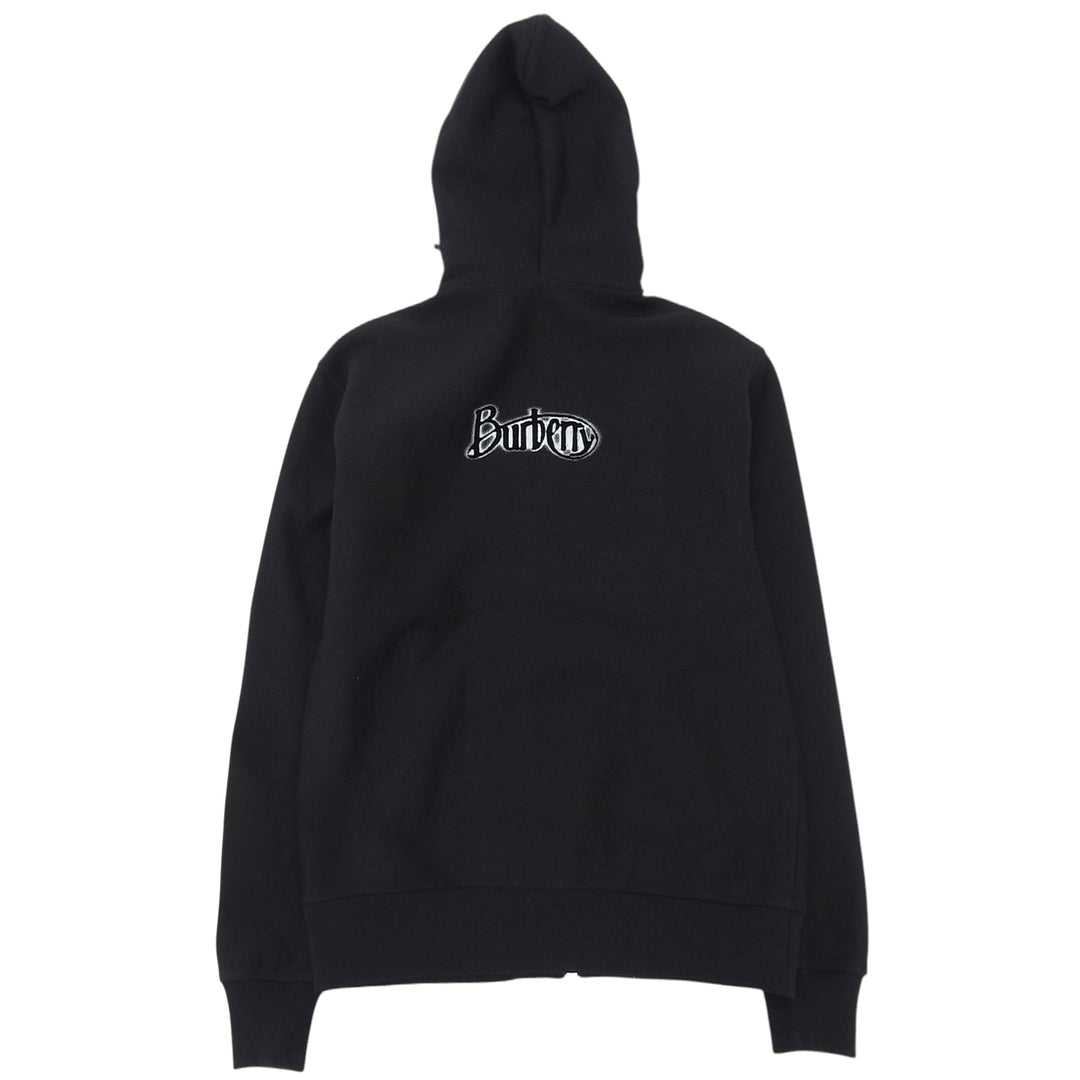 Pristine BURBERRY hoodie Back logo 8099928950 black cotton mens M 8099928
