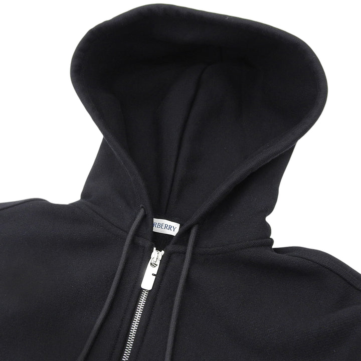 Pristine BURBERRY hoodie Back logo 8099928950 black cotton mens M 8099928