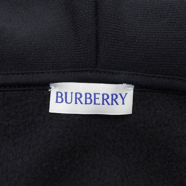 Pristine BURBERRY hoodie Back logo 8099928950 black cotton mens M 8099928