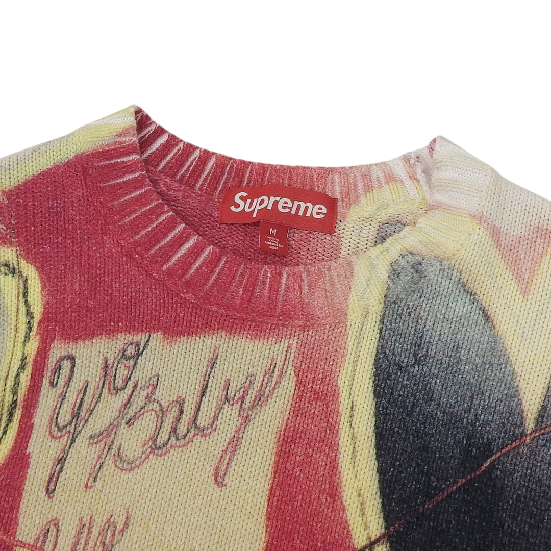 Excellent Supreme knit Yo Baby Sweater Yo Baby Multi cotton mens M