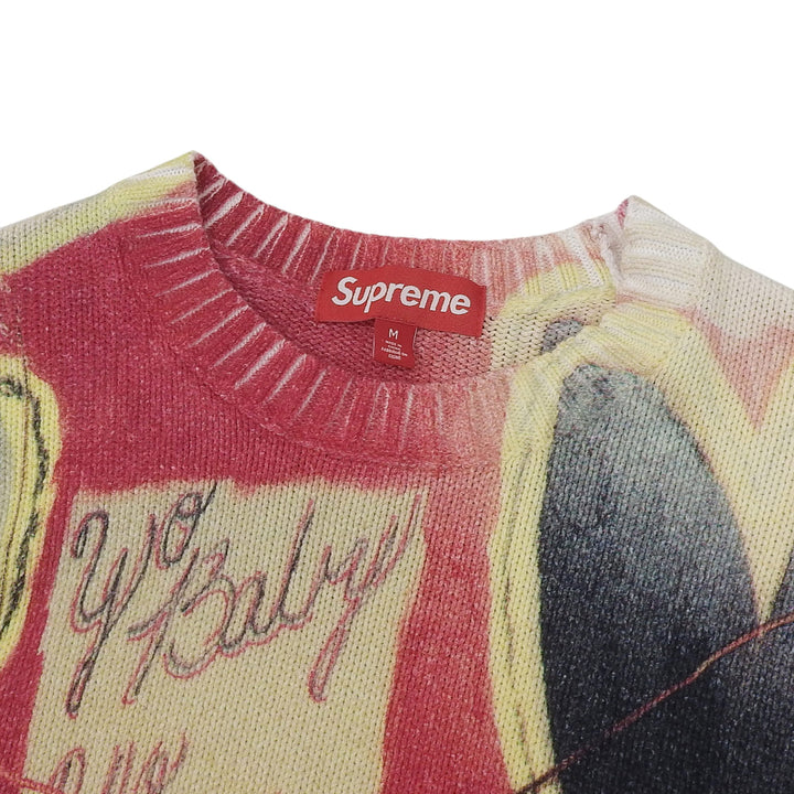 Excellent Supreme knit Yo Baby Sweater Yo Baby Multi cotton mens M