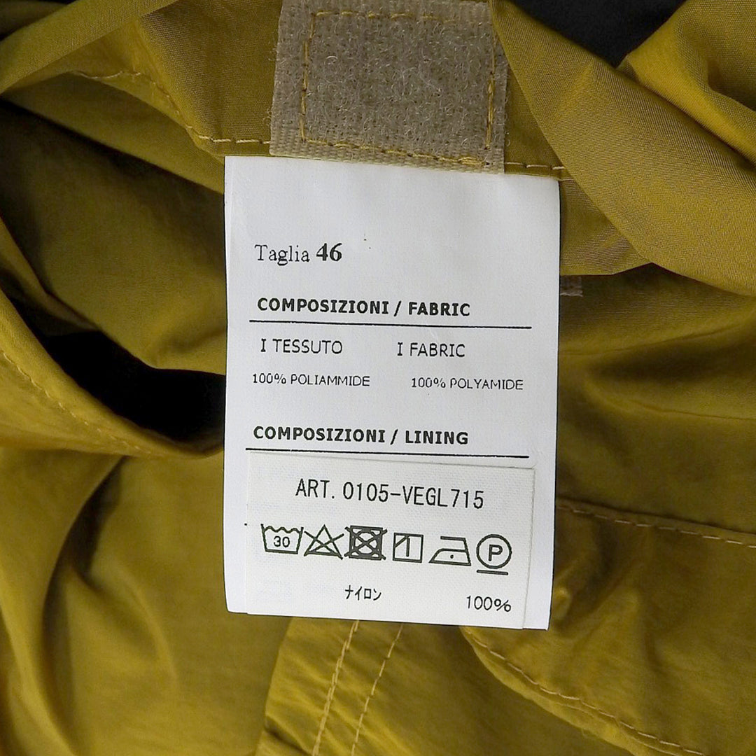 Pristine Hevo coat VEGLIE Water-repellent, lightweight Yellow Nylon mens 46