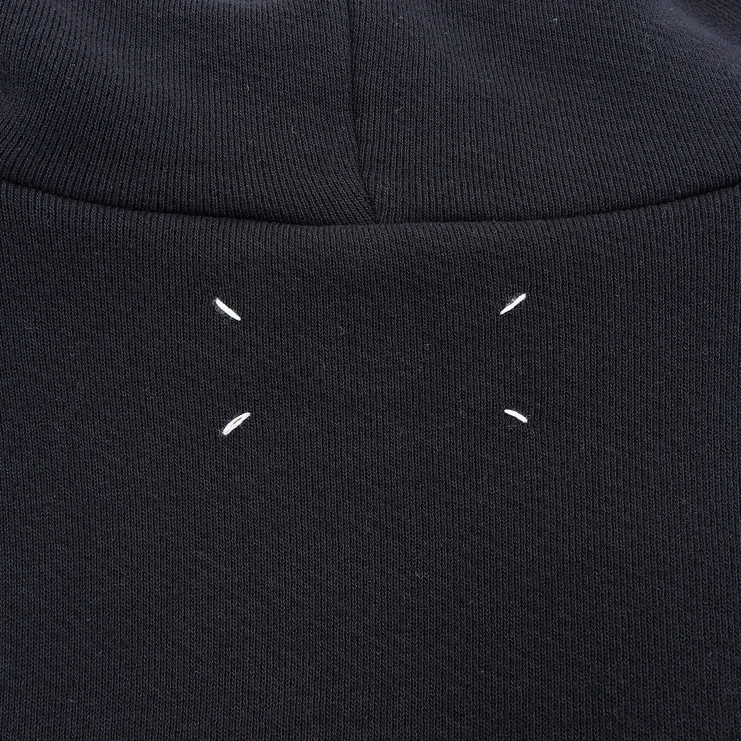 Excellent Maison Margiela 1 hoodie spray design Black purple cotton Women M S51GU0029