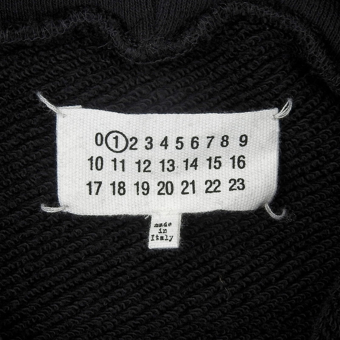 Excellent Maison Margiela 1 hoodie spray design Black purple cotton M S51GU0029