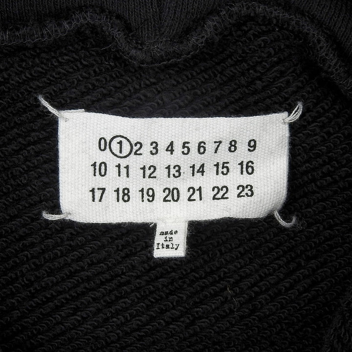 Excellent Maison Margiela 1 hoodie spray design Black purple cotton M S51GU0029