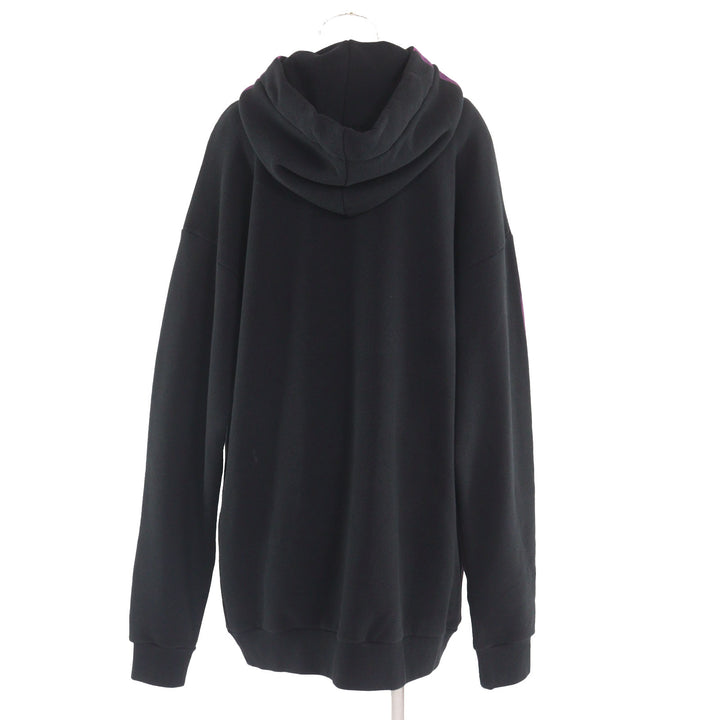 Excellent Maison Margiela 1 hoodie spray design Black purple cotton Women M S51GU0029