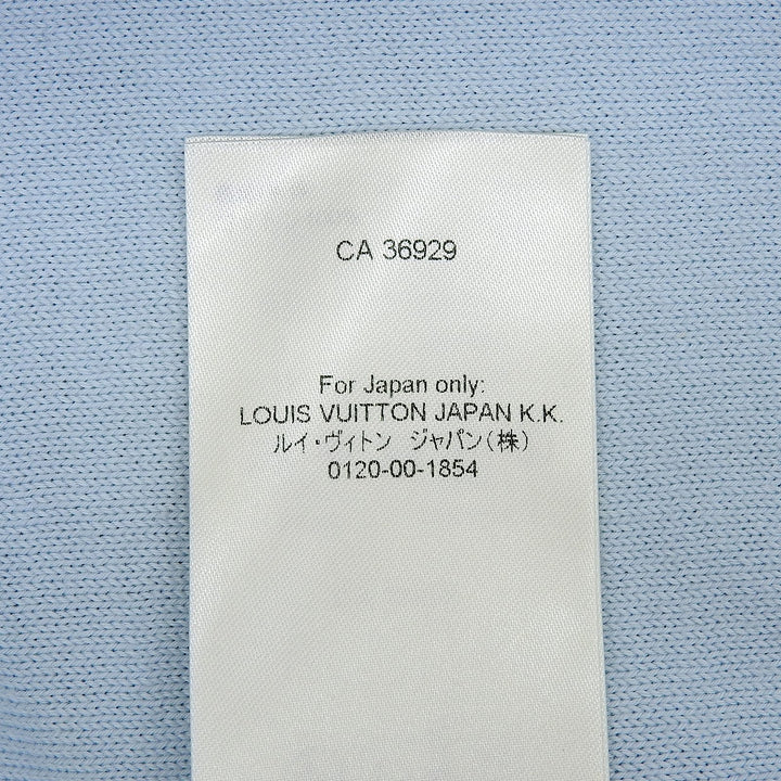 Excellent LOUIS VUITTON knit Gradient Monogram Gray cotton mens XL
