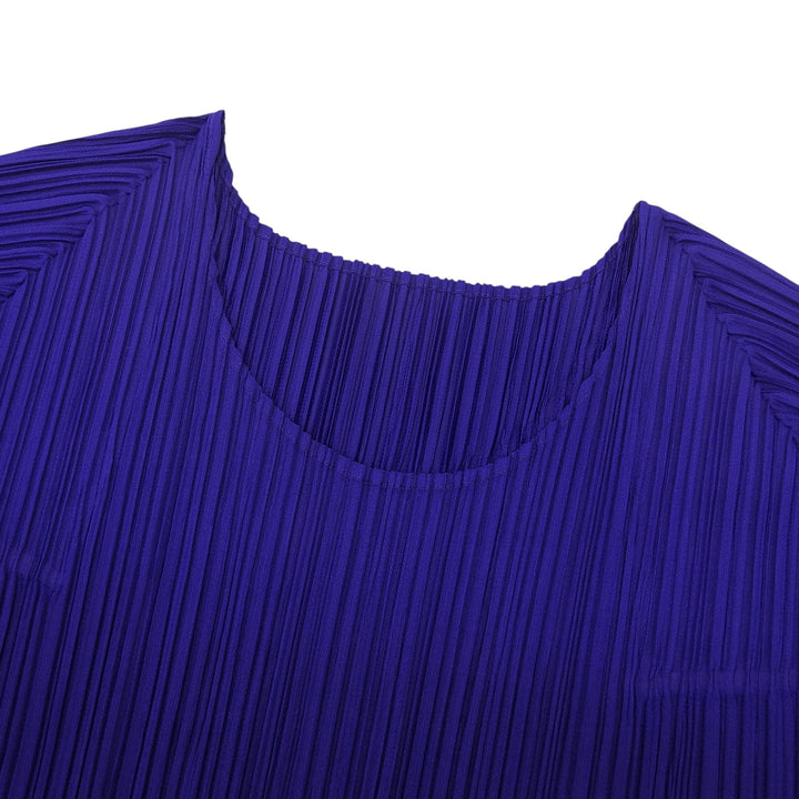 Excellent PLEATS PLEASE Tunic Short-sleeved mini dress polyester 4 PP03-JT576