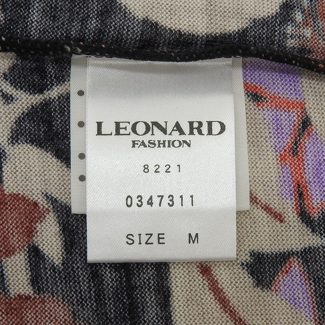 Great LEONARD FASHION Short sleeve knit black wool Women M