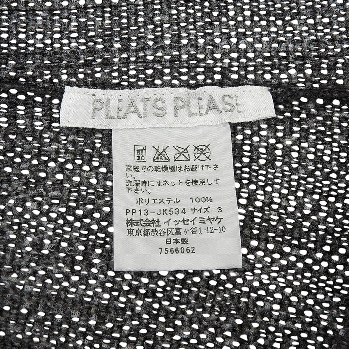 Excellent PLEATS PLEASE T-shirt Gray polyester Women 3 PP13-JK534