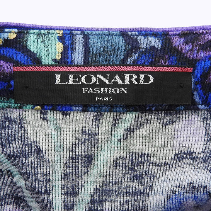 Excellent LEONARD FASHION shirt Stand collar all-over pattern Women 0339113