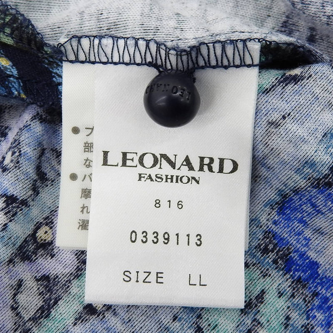 Excellent LEONARD FASHION shirt Stand collar all-over pattern Women 0339113