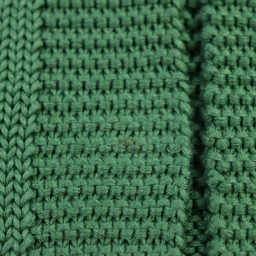 Great Salvatore Ferragamo cardigan Gancini woven pattern green cotton Women S