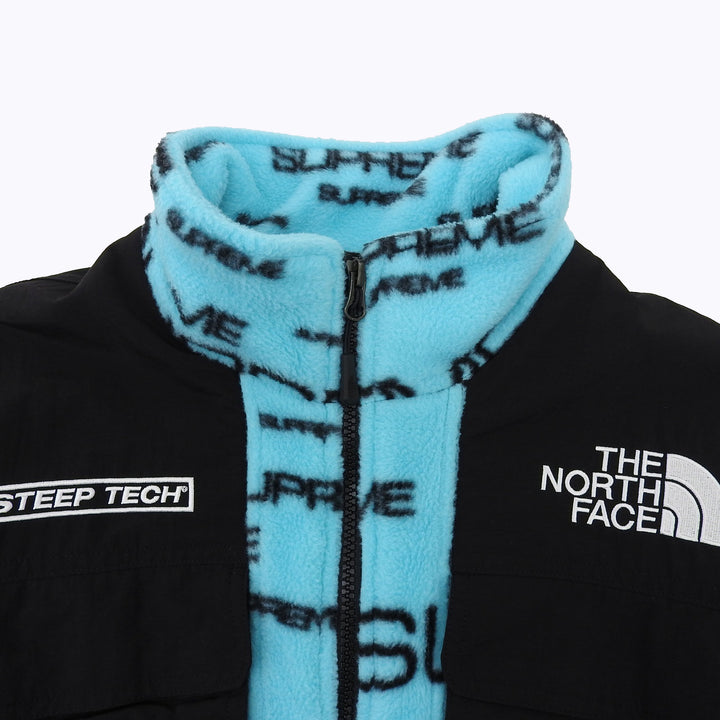 Great Supreme THE NORTH FACE coat All-over logo fleece jacket NA52101I