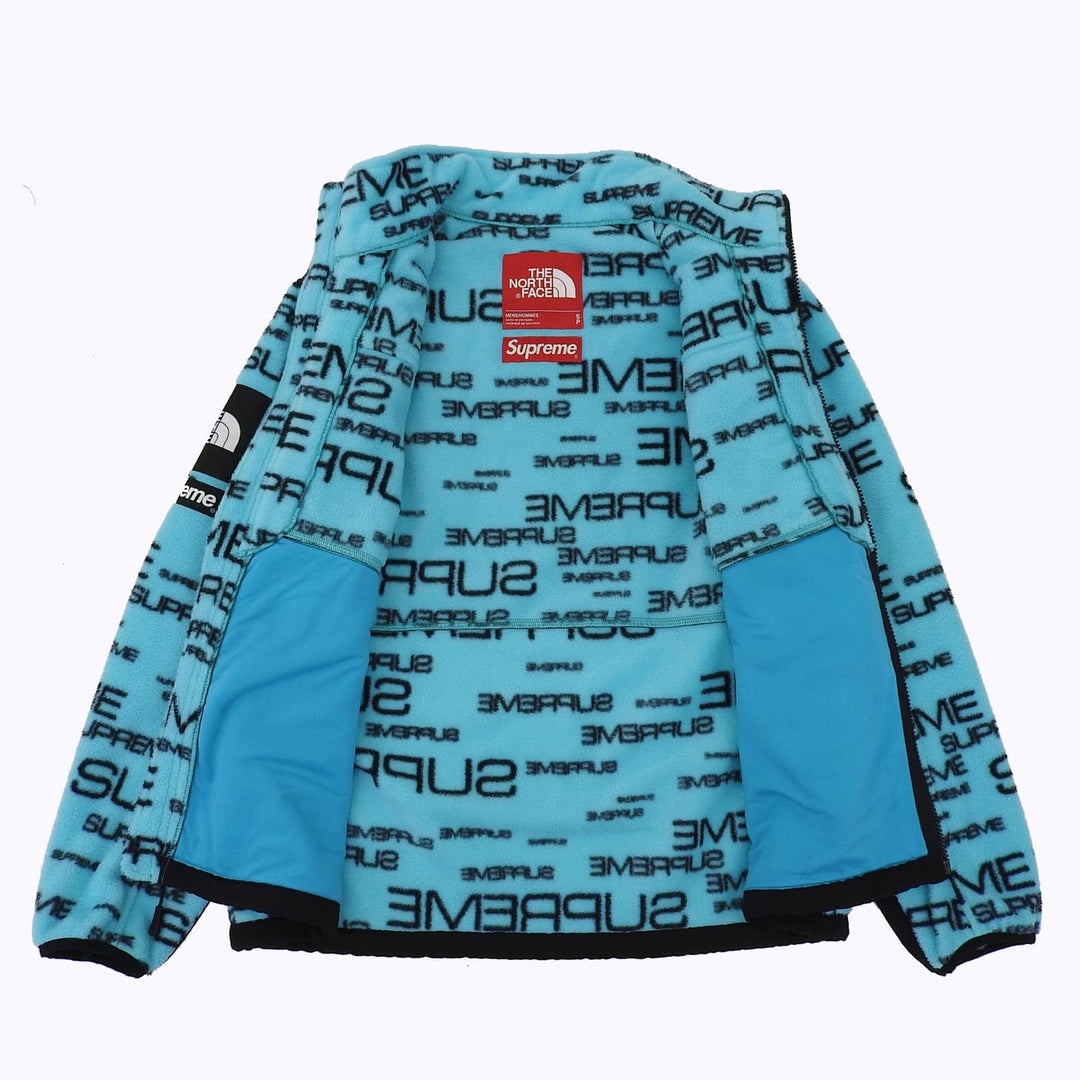 Great Supreme THE NORTH FACE coat All-over logo fleece jacket NA52101I