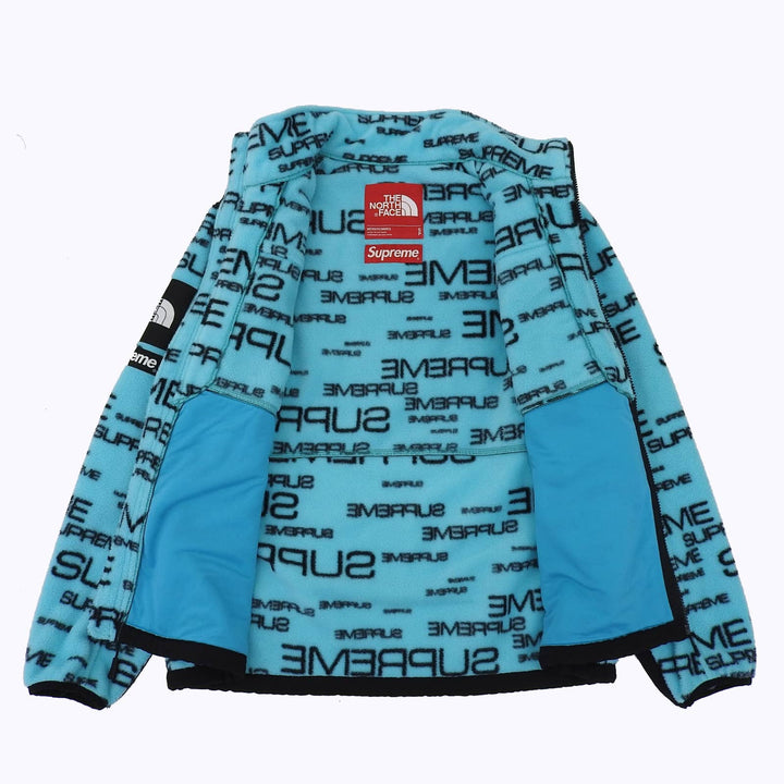 Great Supreme THE NORTH FACE coat All-over logo fleece jacket NA52101I