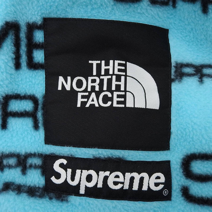Great Supreme THE NORTH FACE coat All-over logo fleece jacket NA52101I