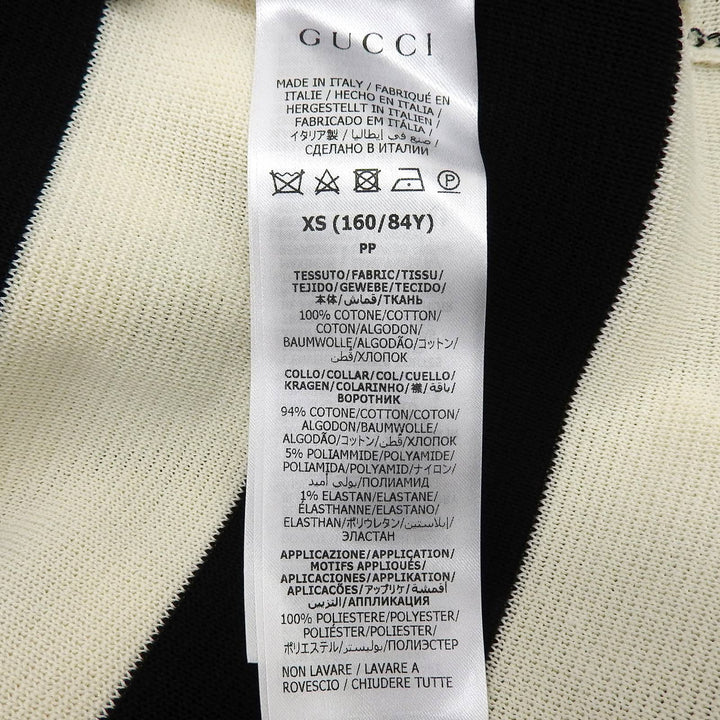 Excellent GUCCI one piece Black White cotton Women XS 731592