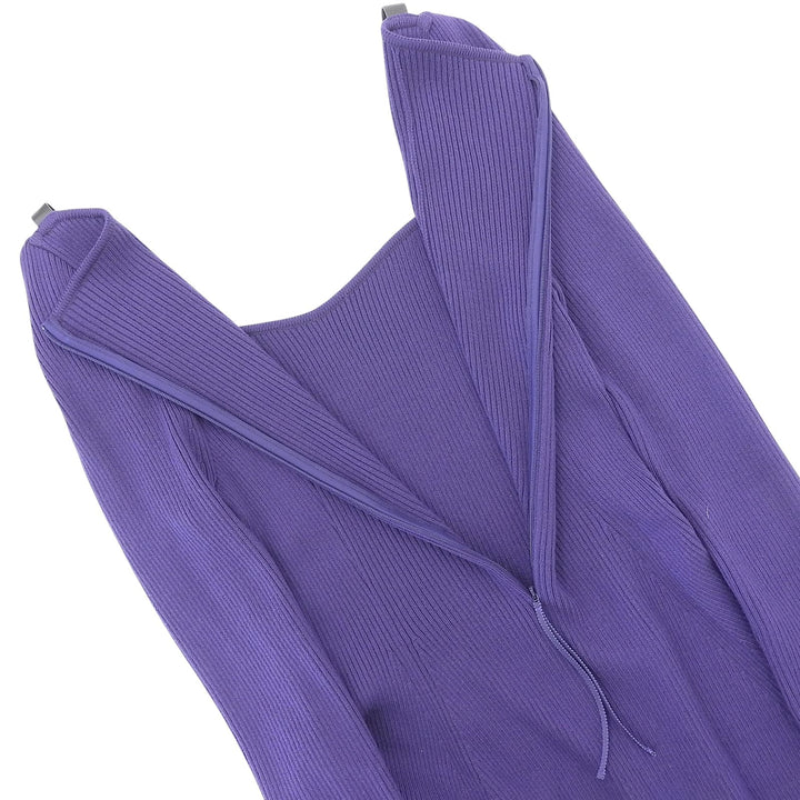 Excellent ADEAM one piece Belt design purple cellulose Women XS 43939