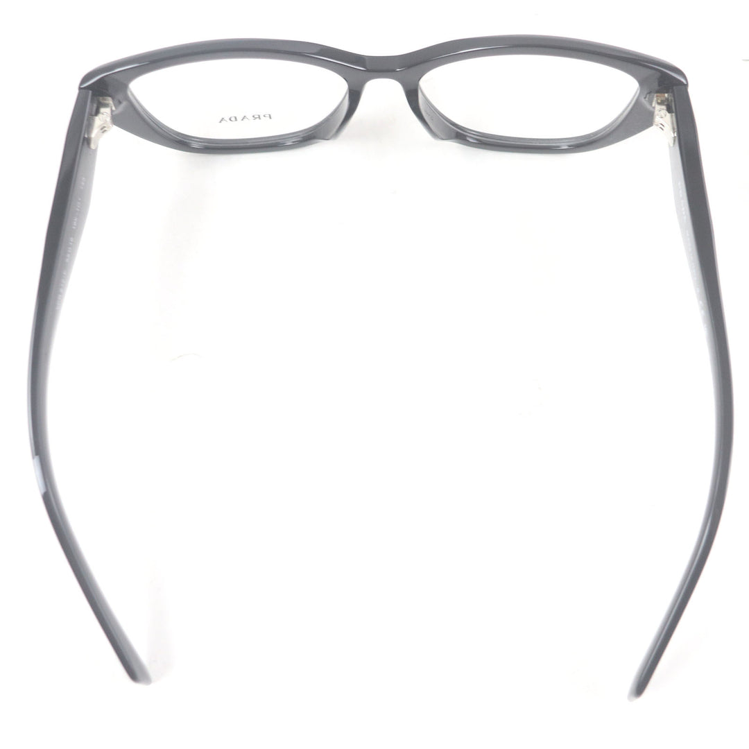 Excellent PRADA Glasses Triangle logo black mens